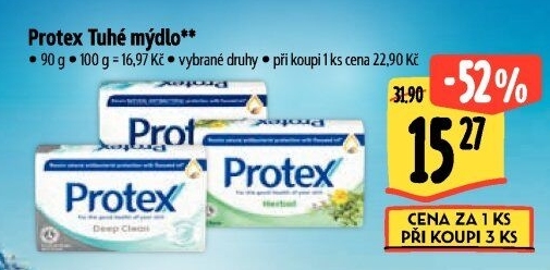 Tuhé mýdlo antibakteriální Protex