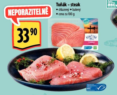 Tuňák steak Albert