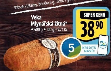 Veka Mlynářská žitná Albert