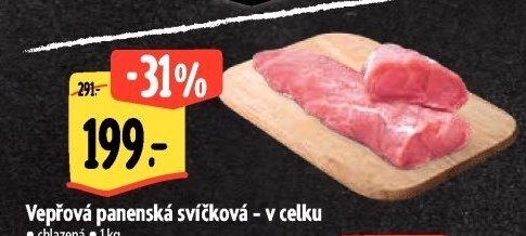 Vepřová panenská svíčková