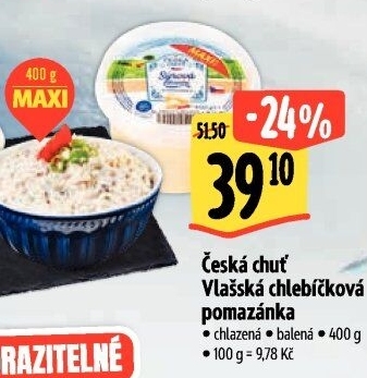 Vlašská chlebíčková pomazánka Česká chuť