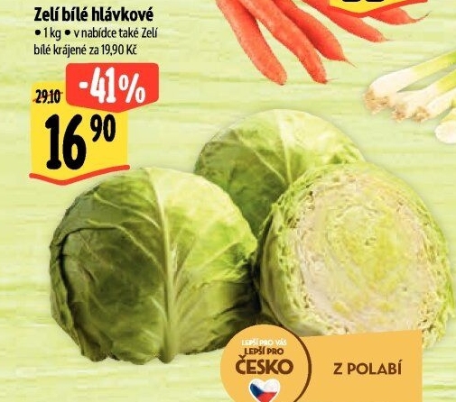 Zelí hlávkové bílé