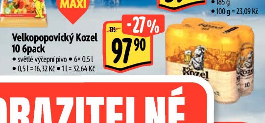 Velkopopovický Kozel 10 6pack