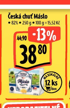 Česká chuť Máslo