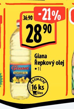 Giana Řepkový olej