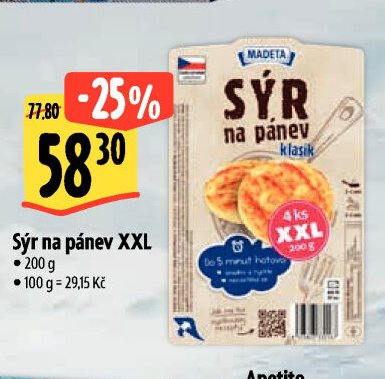 Sýr na pánev XXL