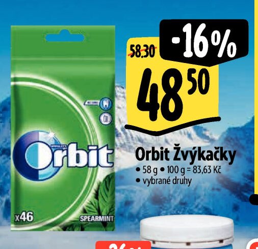 Orbit Žvýkačky