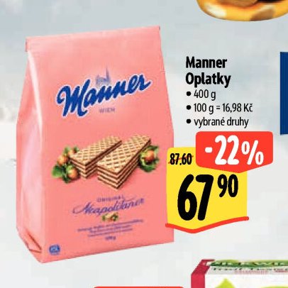 Manner Oplatky