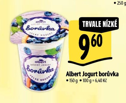 Albert Jogurt borůvka