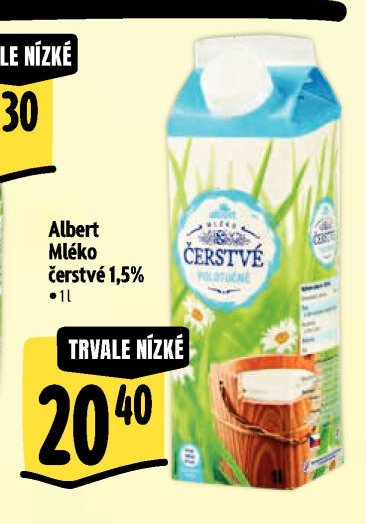 Albert Mléko čerstvé 1,5%