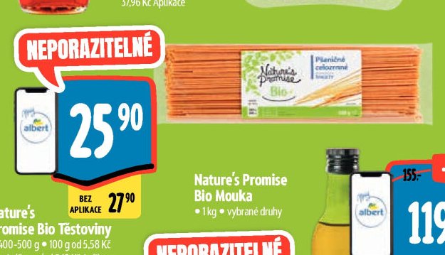 Nature's Promise Bio Těstoviny