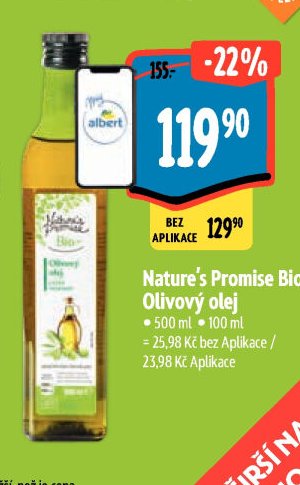 Nature's Promise Bio Olivový olej