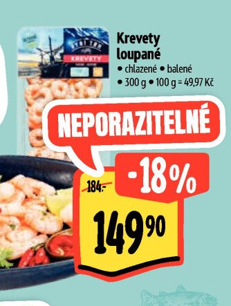 Krevety loupané