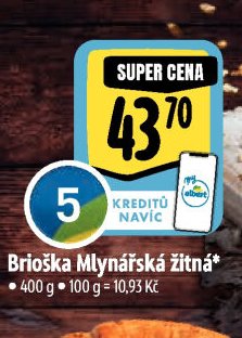 Brioška Mlynářská žitná