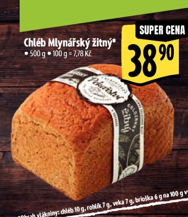 Chléb Mlynářský žitný
