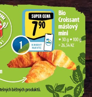 Bio Croissant máslový mini