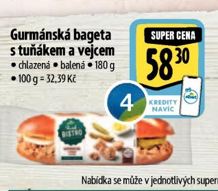 Gurmánská bageta s tuňákem a vejcem