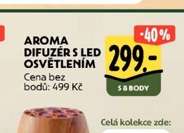 Aroma difuzér s LED osvětlením