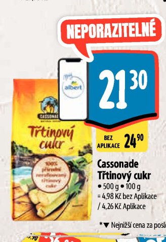 Cassonade Třtinový cukr
