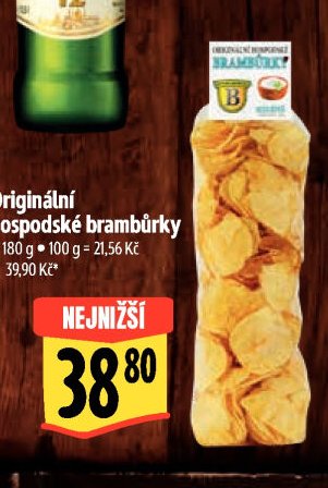 Originální hospodské brambůrky