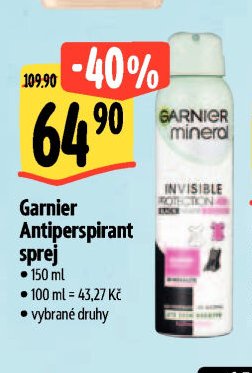 Garnier Antiperspirant sprej