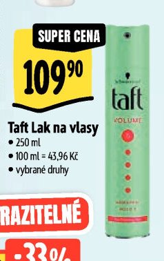 Taft Lak na vlasy