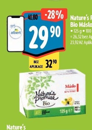Nature's Promise Bio Máslo 82%