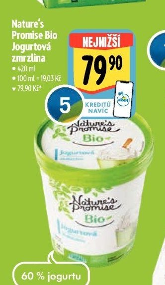 Nature's Promise Bio Jogurtová zmrzlina