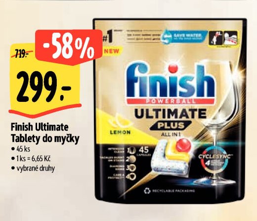 Finish Ultimate Tablety do myčky