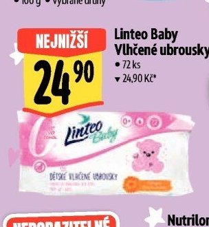 Linteo Baby Vlhčené ubrousky