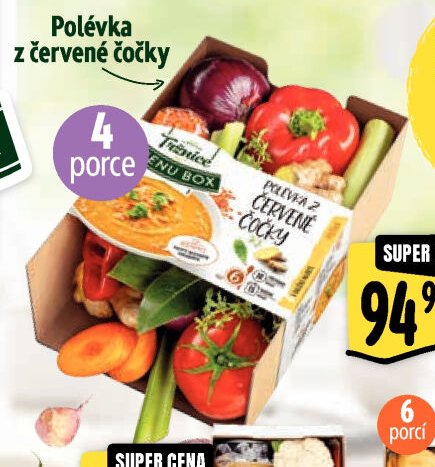 Polévka z červené čočky