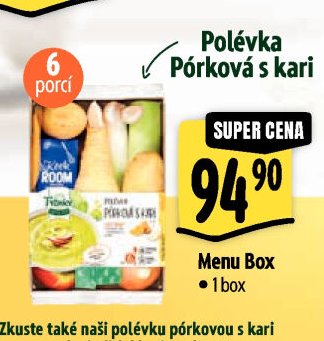 Polévka Pórková s kari