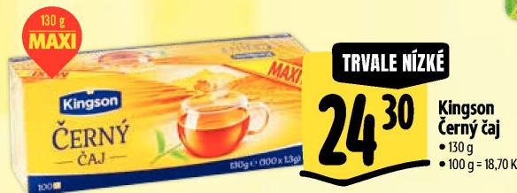 Čaj černý Kingson