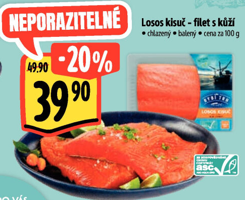 Losos Kisuč filet Albert