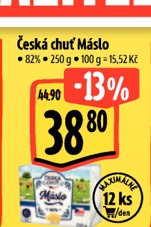 Máslo Česká chuť