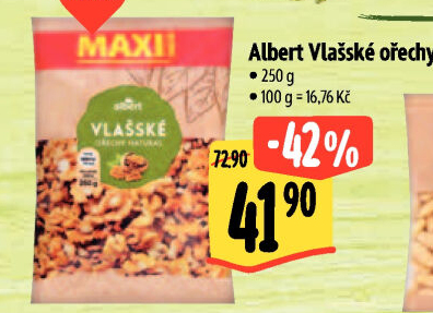 Ořechy vlašské Albert