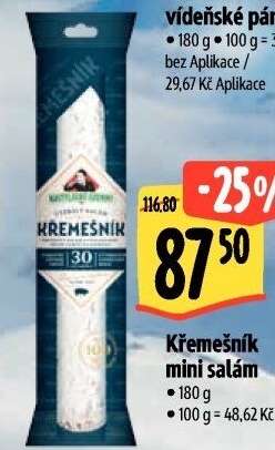 Salám Křemešník kostelecký Kostelecké uzeniny