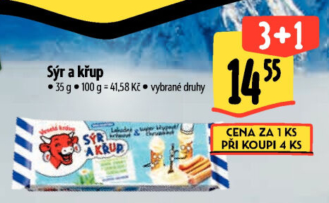 Sýr a křup Veselá kráva