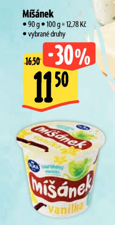 Tvarohová svačinka Míšánek Olma