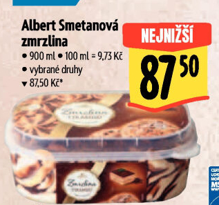 Zmrzlina ve vaničce Albert