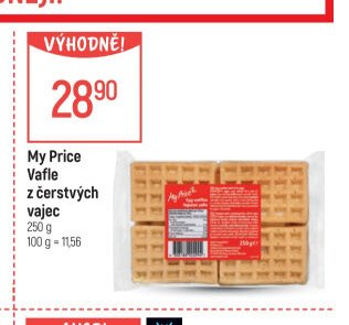 My Price Vafle z čerstvých vajec