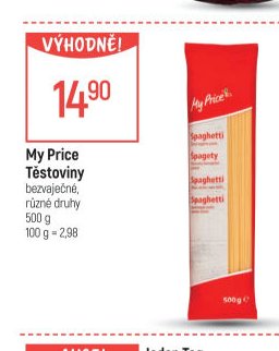 My Price Těstoviny