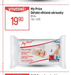 My Price Dětské vlhčené ubrousky
