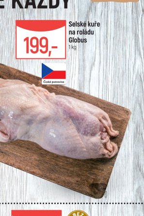 Selské kuře na roládu Globus
