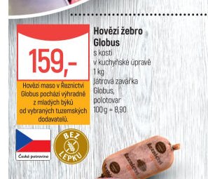 Hovězí žebro Globus