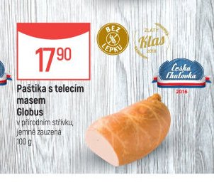 Paštika s telecím masem Globus