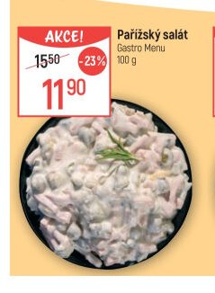 Pařížský salát Gastro Menu
