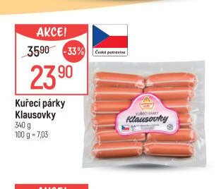 Kuřecí párky Klausovky