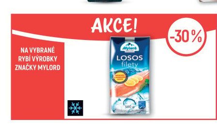 Na vybrané rybí výrobky značky Mylord