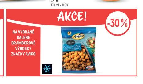 Na vybrané balené bramborové výrobky značky Aviko